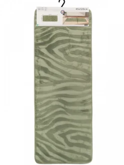 Dywanik łazienkowy szałwiowy 45x120 cm zebra