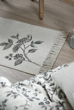Dywanik CLARINE 60x90 ptak gałązka écru