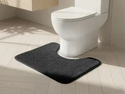 Dywanik pod WC BALLS 45x50 cm czarny
