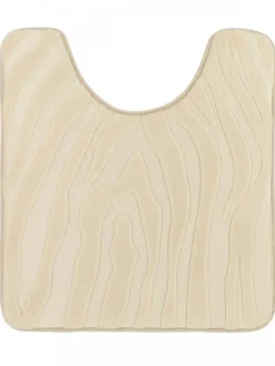 Dywanik pod WC beż 45x50 cm zebra