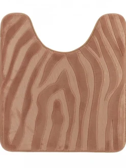 Dywanik pod WC cappuccino 45x50 cm zebra
