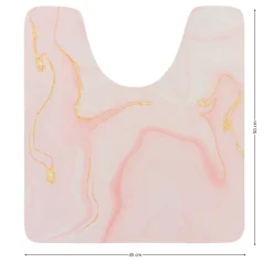 Dywanik pod WC CARRARE 45x50 cm róż