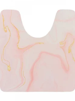 Dywanik pod WC CARRARE 45x50 cm róż
