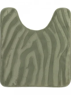 Dywanik pod WC szałwiowy 45x50 cm zebra