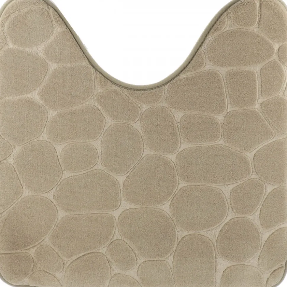 Dywanik pod WC 45x50 cm Stones Taupe