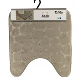 Dywanik pod WC 45x50 cm Stones Taupe
