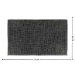 Dywanik łazienkowy Balls 45x75 cm ciemno szary * TENDANCE Best