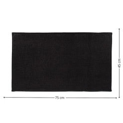 Dywanik łazienkowy Balls 45x75 cm czarny * TENDANCE Online