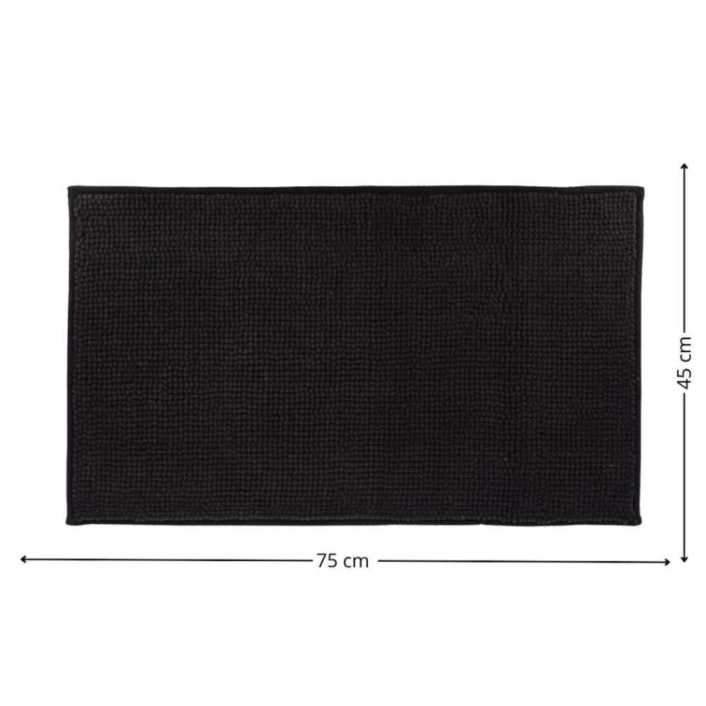 Dywanik łazienkowy Balls 45x75 cm czarny * TENDANCE Online