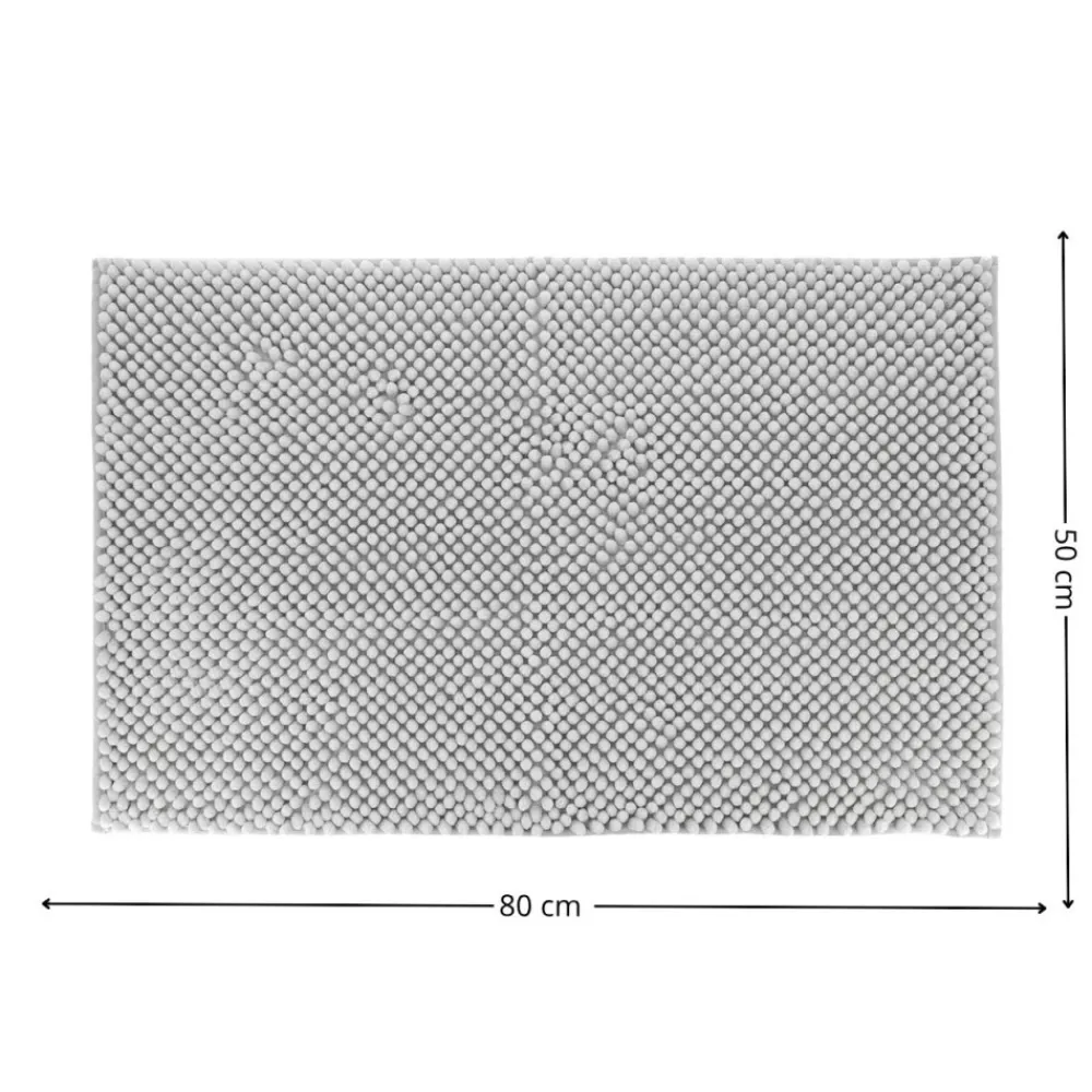 Dywanik łazienkowy Balls 50x80 cm jasno szary * TENDANCE Discount