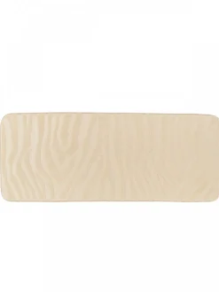Dywanik łazienkowy beżowy 45x120 cm zebra * TENDANCE