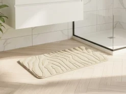 Dywanik łazienkowy beż 45x75 cm zebra * TENDANCE Outlet