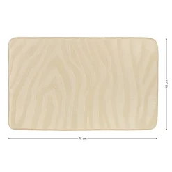 Dywanik łazienkowy beż 45x75 cm zebra * TENDANCE Outlet