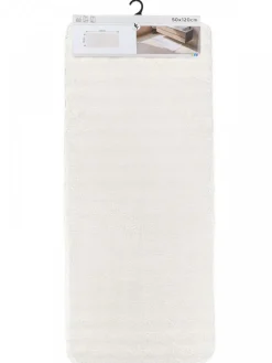 Dywanik łazienkowy biały 50x120 cm efekt futra * TENDANCE Best