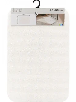 Dywanik łazienkowy biały 40x60 cm efekt futra * TENDANCE Discount