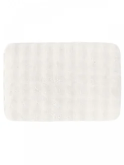 Dywanik łazienkowy biały 40x60 cm efekt futra * TENDANCE Discount