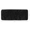 Dywanik łazienkowy czarny 45x120 cm zebra * TENDANCE Hot