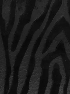 Dywanik łazienkowy czarny 45x120 cm zebra * TENDANCE Hot