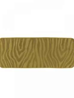 Dywanik łazienkowy oliwkowy 45x120 cm zebra * TENDANCE Online