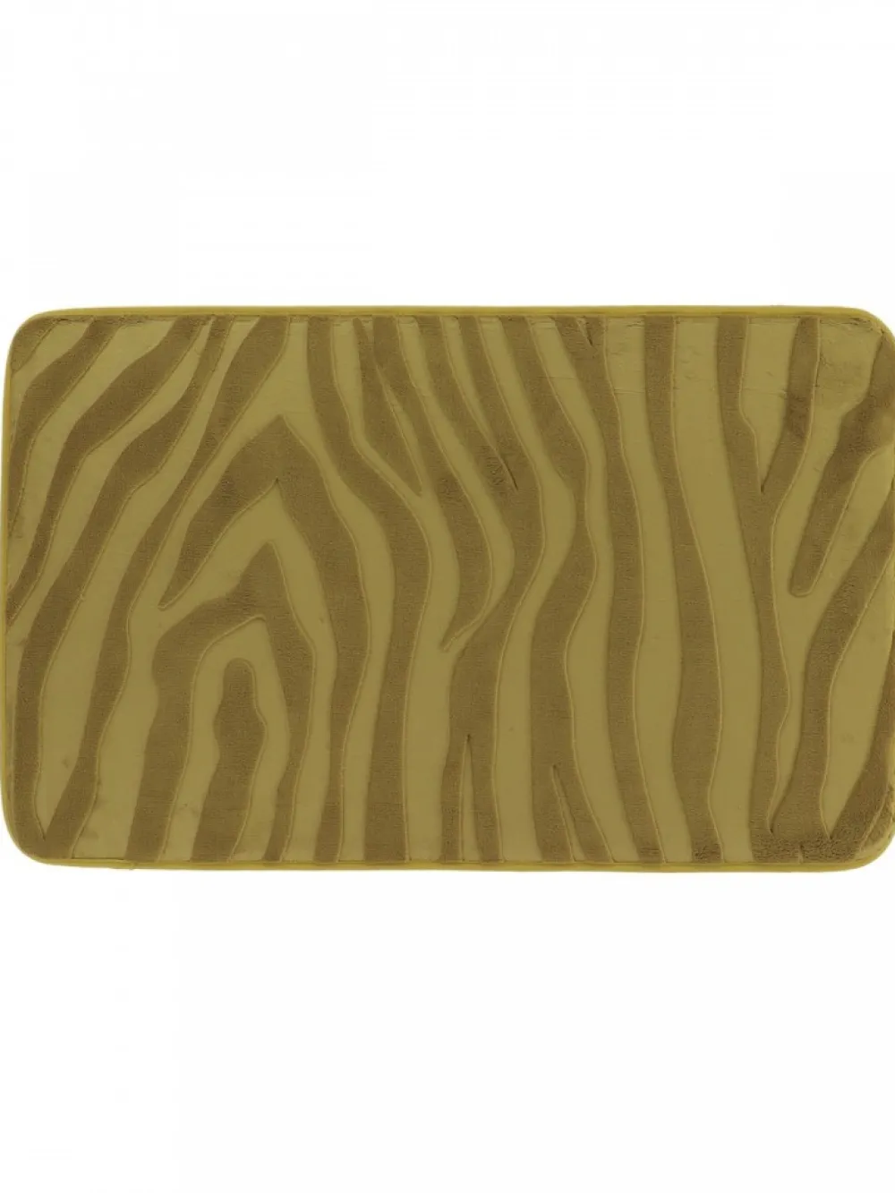 Dywanik łazienkowy oliwkowy 45x75 cm zebra * TENDANCE Best