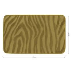Dywanik łazienkowy oliwkowy 45x75 cm zebra * TENDANCE Best