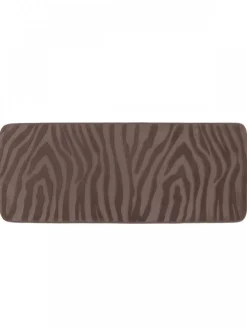 Dywanik łazienkowy taupe 45x120 cm zebra * TENDANCE Online