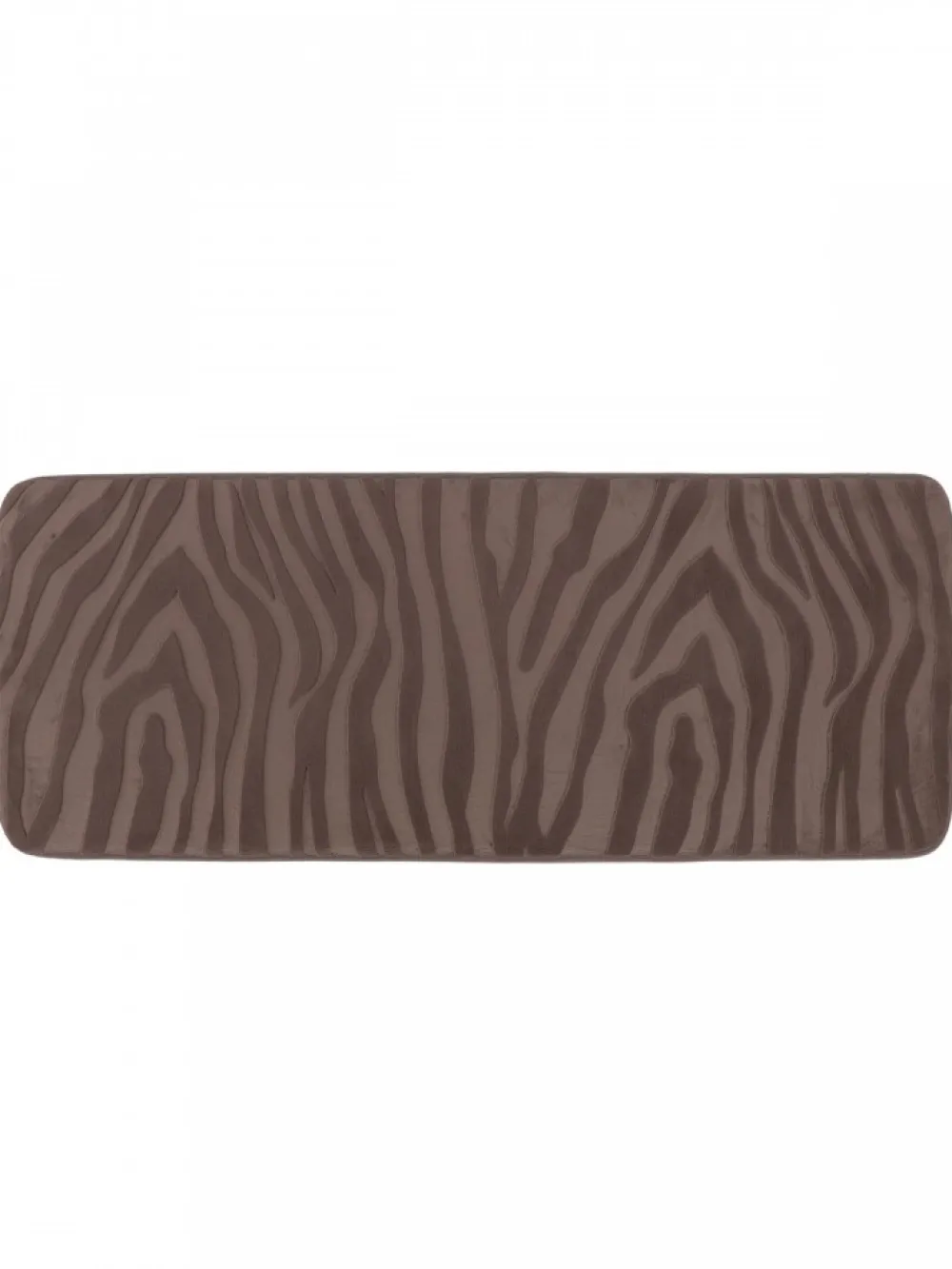 Dywanik łazienkowy taupe 45x120 cm zebra * TENDANCE Online