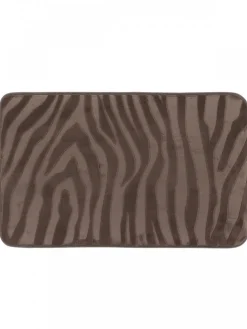 Dywanik łazienkowy taupe 45x75 cm zebra * TENDANCE Discount