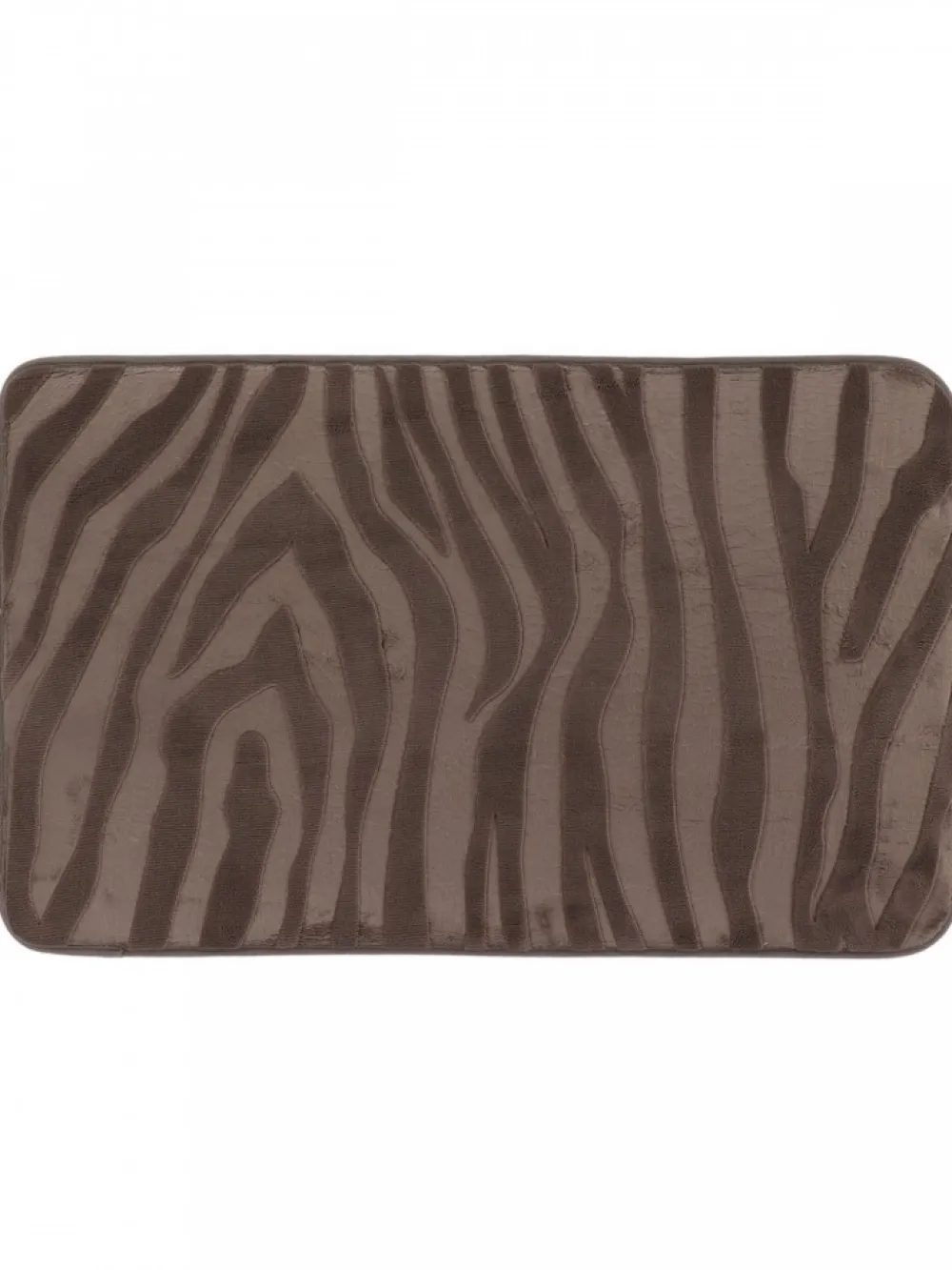 Dywanik łazienkowy taupe 45x75 cm zebra * TENDANCE Discount