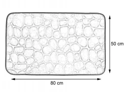 Dywanik łazienkowy 50x80 Stones Taupe * TENDANCE Discount
