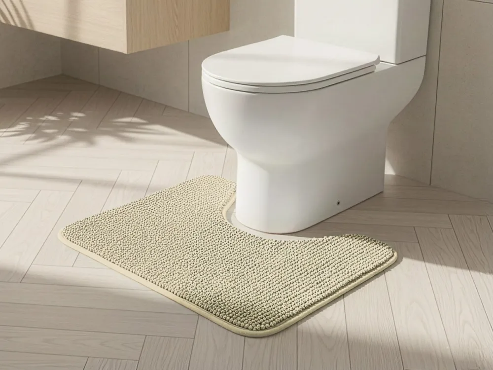 Dywanik pod WC BALLS 45x50 cm beżowy * TENDANCE Hot