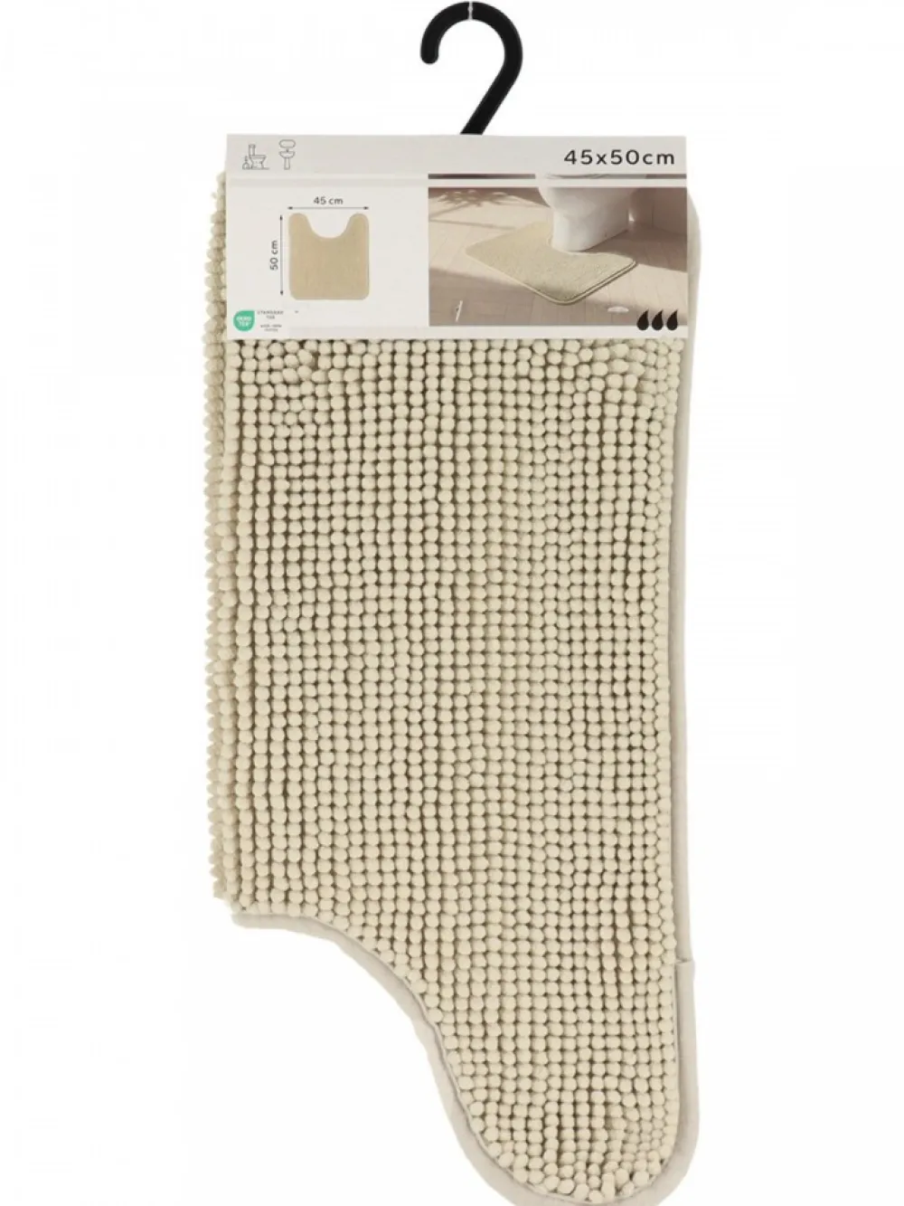 Dywanik pod WC BALLS 45x50 cm beżowy * TENDANCE Hot