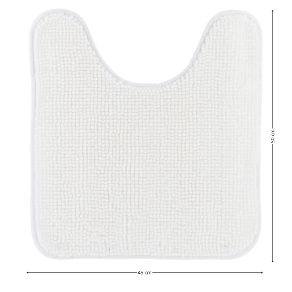Dywanik pod WC BALLS 45x50 cm biały * TENDANCE Sale