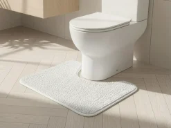 Dywanik pod WC BALLS 45x50 cm biały * TENDANCE Sale