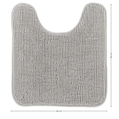 Dywanik pod WC BALLS 45x50 cm jasnoszary * TENDANCE