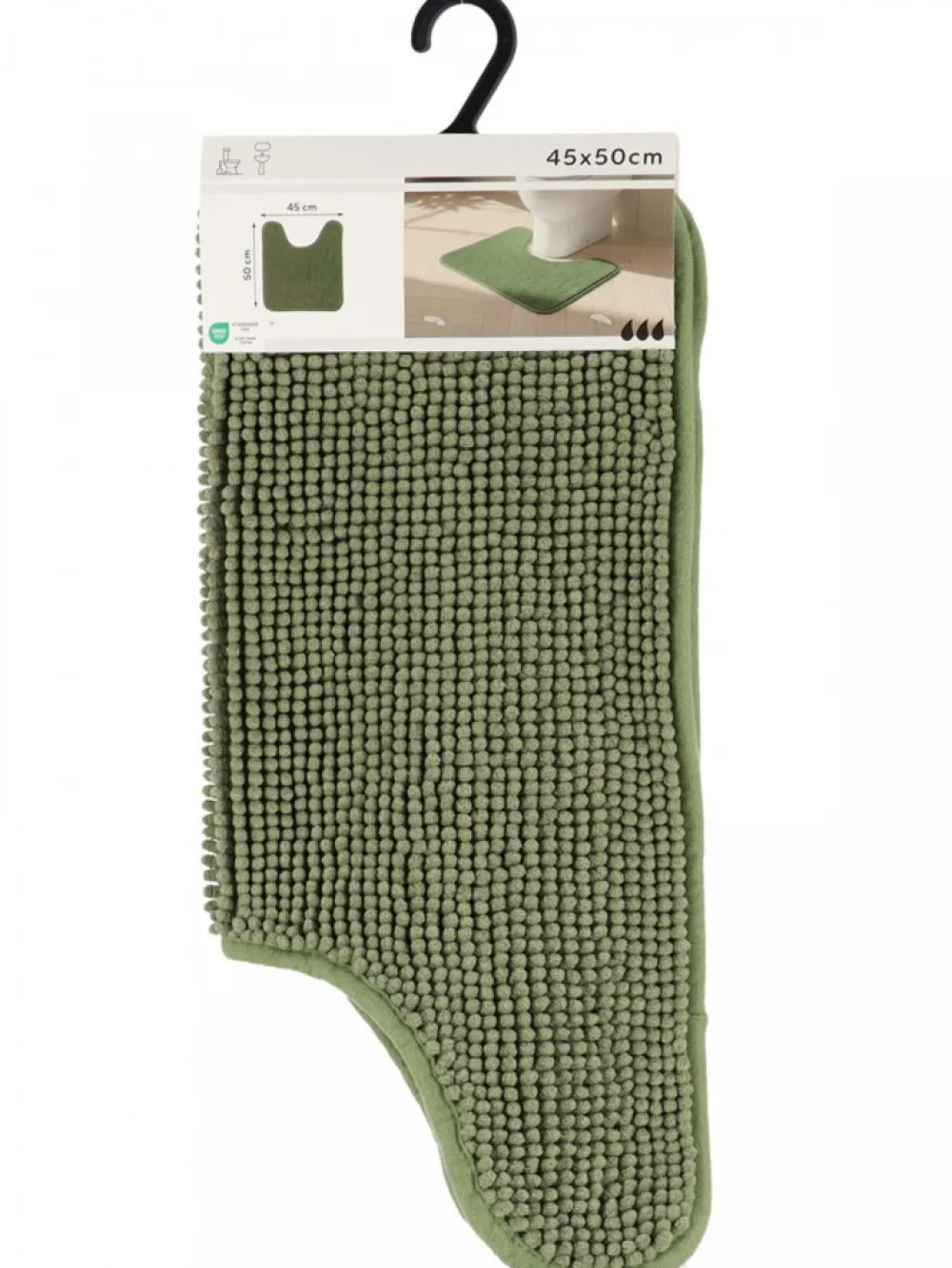 Dywanik pod WC BALLS 45x50 cm khaki * TENDANCE New