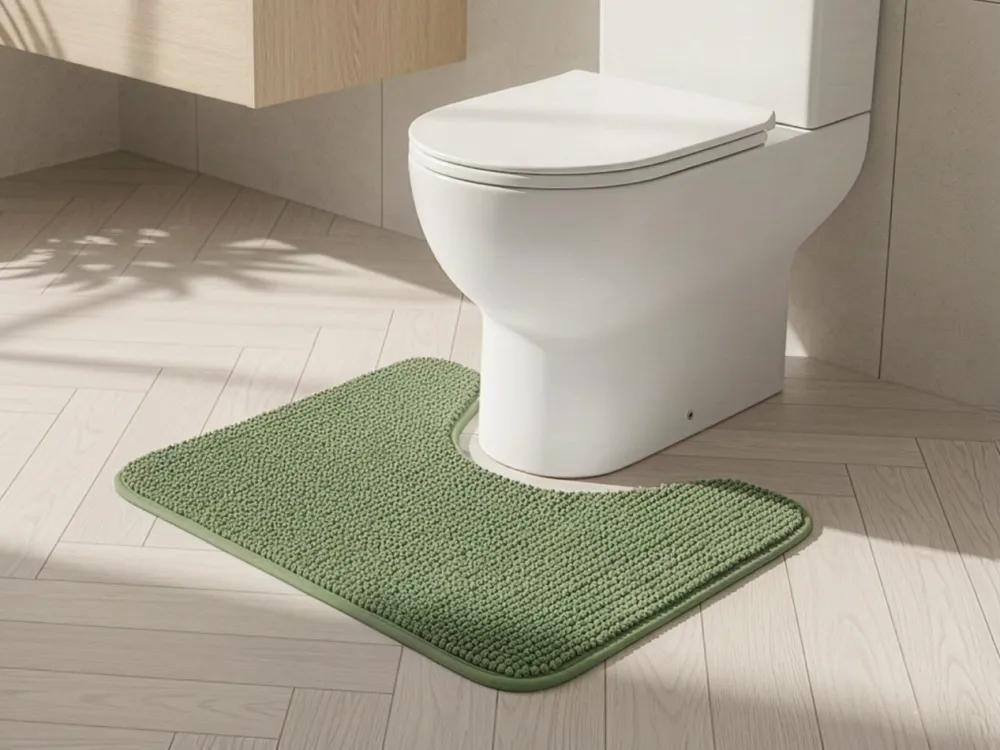 Dywanik pod WC BALLS 45x50 cm khaki * TENDANCE New