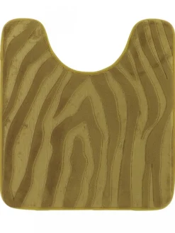 Dywanik pod WC oliwkowy 45x50 cm zebra * TENDANCE Online