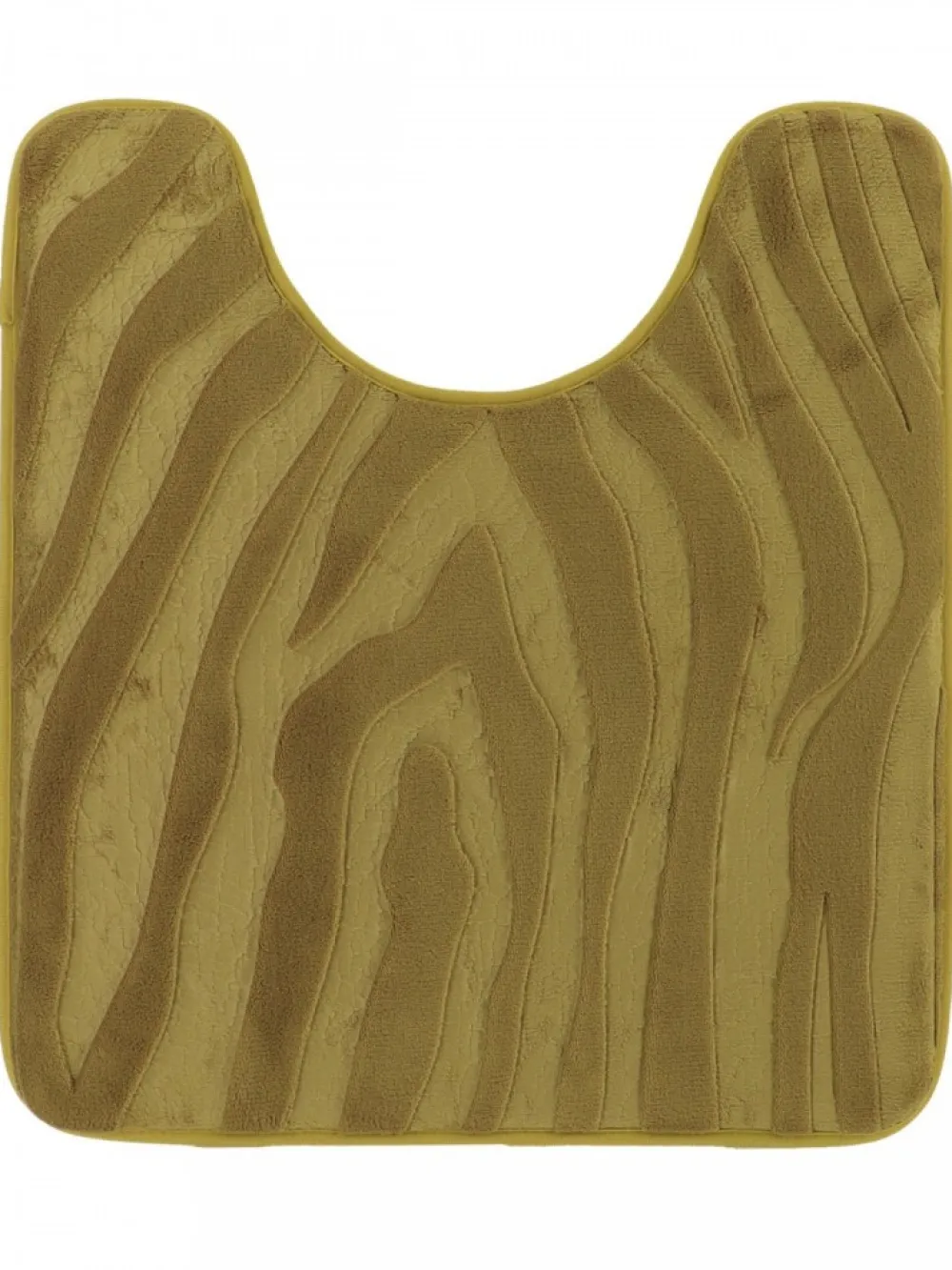 Dywanik pod WC oliwkowy 45x50 cm zebra * TENDANCE Online