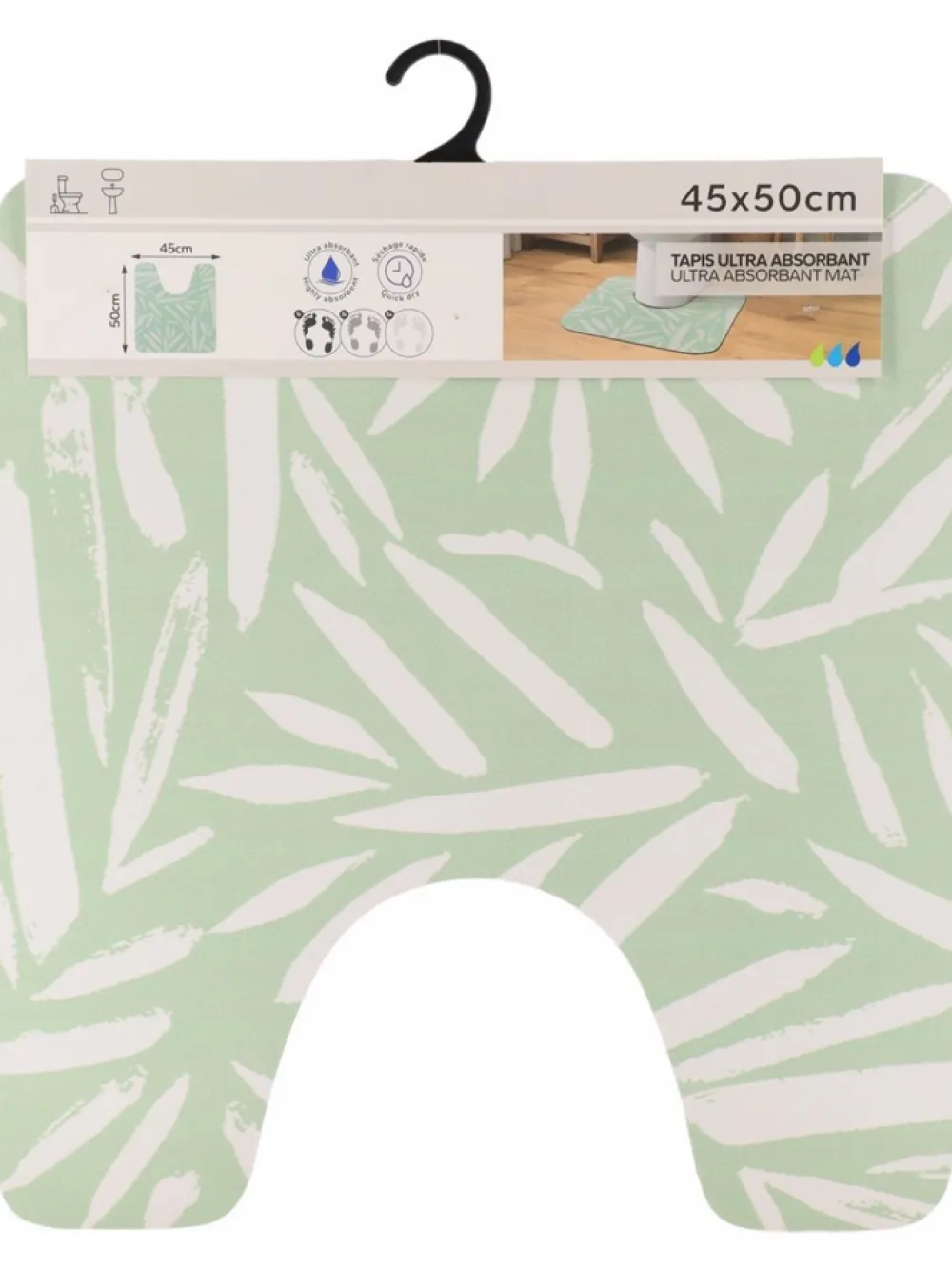 Dywanik pod WC SICHUAN 45x50 cm zielona * TENDANCE Clearance