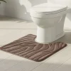 Dywanik pod WC taupe 45x50 cm zebra * TENDANCE Best