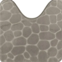 Dywanik pod WC 45x50cm Stones Szary * TENDANCE