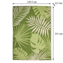 Dywan zewnętrzny dżungla 149 x 231 cm * Esschert Design Best