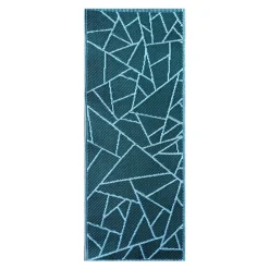 Dywan zewnętrzny dwustronny niebieski 68x125cm * Esschert Design Online