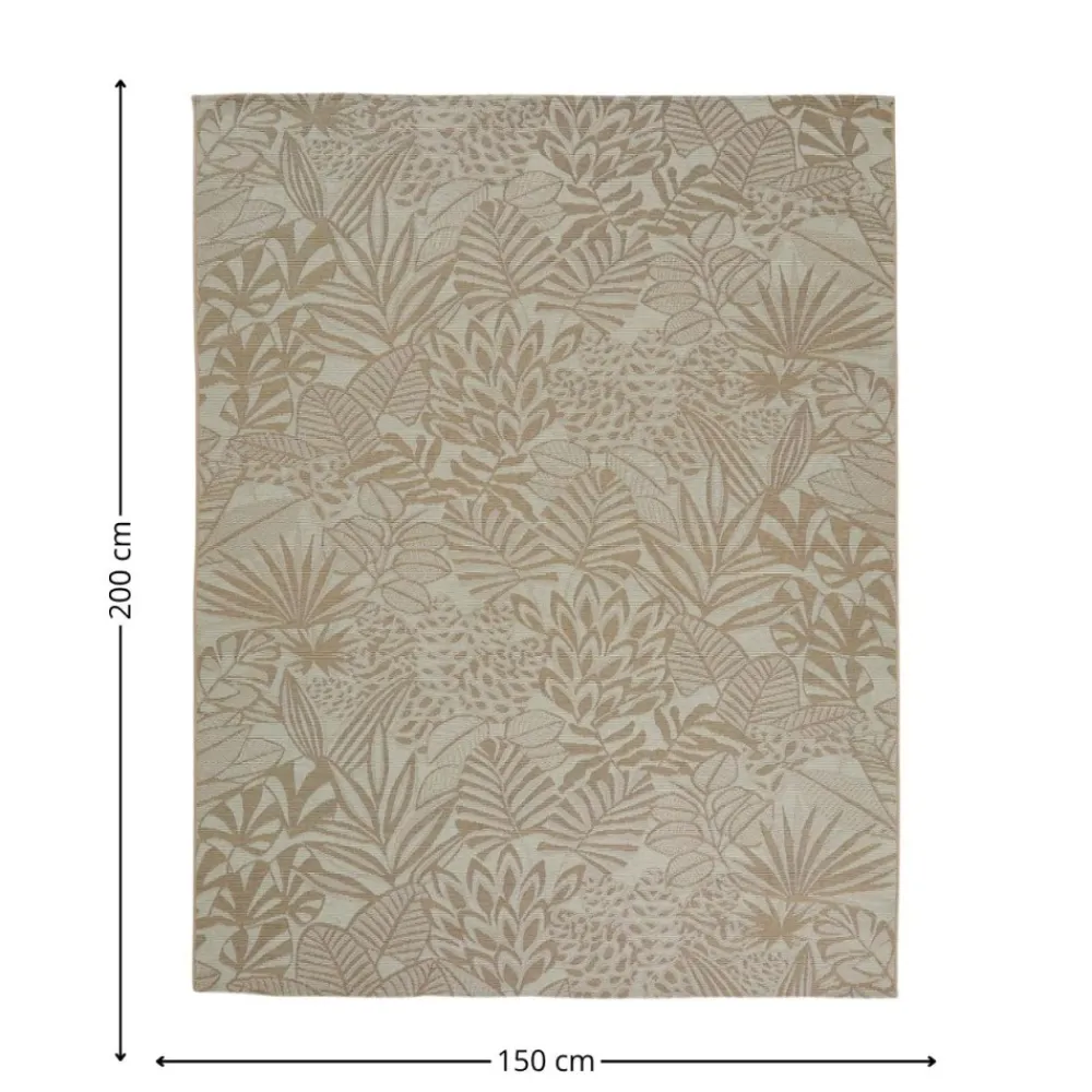 Dywan zewnętrzny 150 x 200 cm beż Kepa * Atmosphera Sale