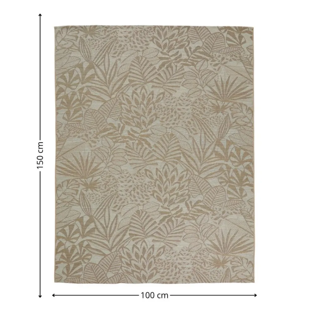 Dywan zewnętrzny 100 x 150 cm beż Kepa * Atmosphera Outlet