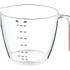 Dzbanek z miarką 0,5L pudrowy