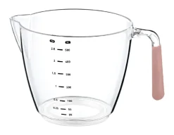 Dzbanek z miarką 0,5L pudrowy