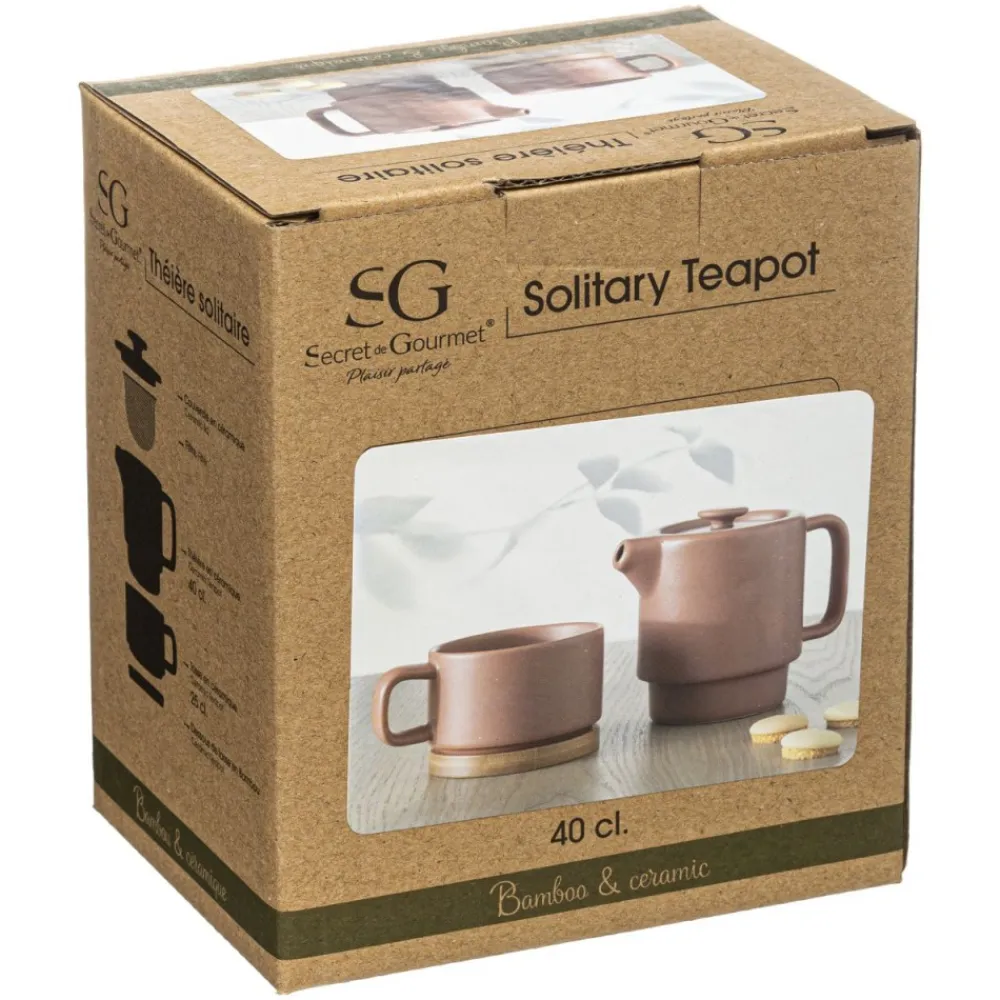 Dzbanek z filiżanką Natural Terra 400 ml * Secret de Gourmet Hot