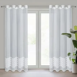 Elegancka firana LIWIA 140x250 cm biała